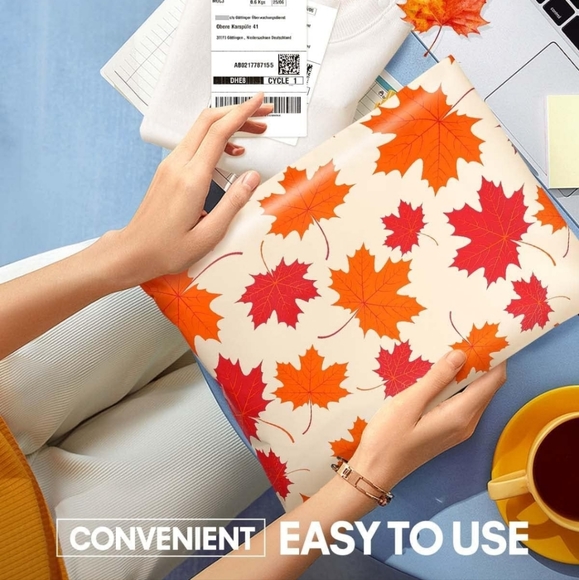 C....15 ct. 10" x 13" Inch Fall Leave Fashion Patterns Tear-Resistant Water-R… - Picture 6 of 8